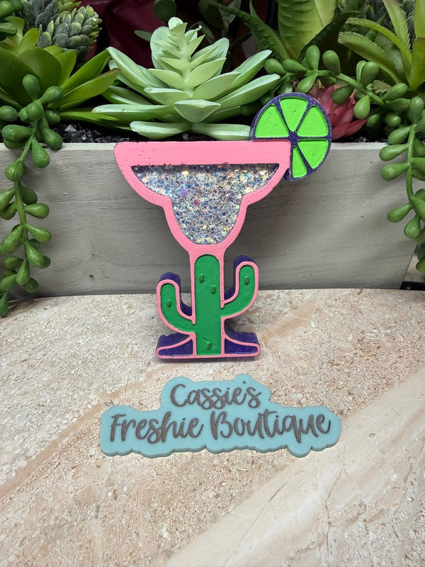 Margarita Glass SHAKER Center Freshie Silicone Mold