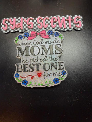 When God Made Moms Freshie Silicone Mold