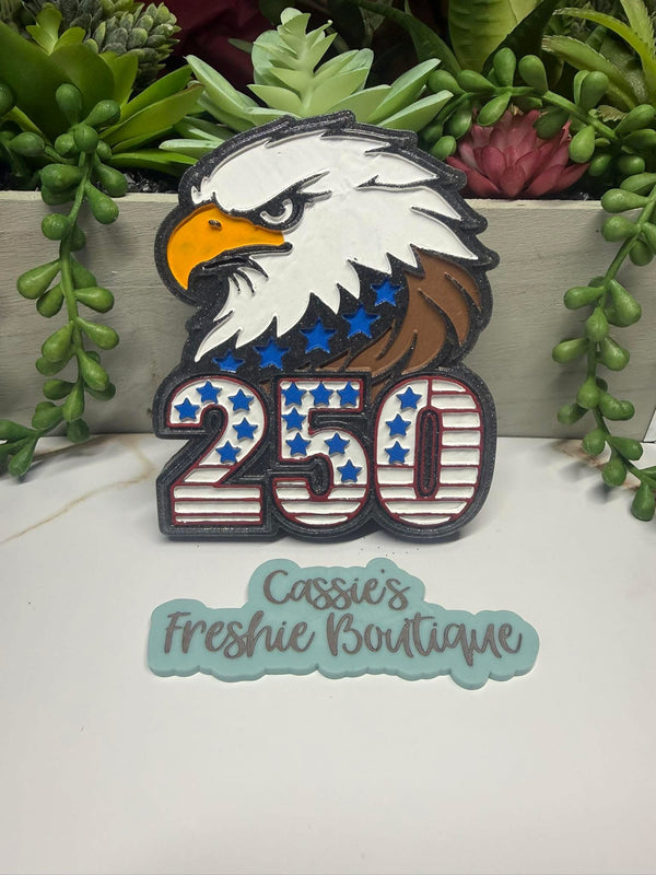 Eagle Head 250 Birthday Freshie Silicone Mold