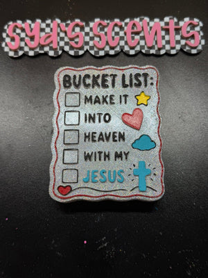 Jesus Checklist Freshie Silicone Mold