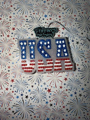 USA Stars & Stripes Freshie Silicone Mold