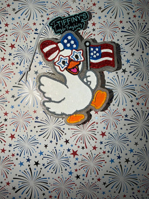 Patriotic Goose Freshie Silicone Mold