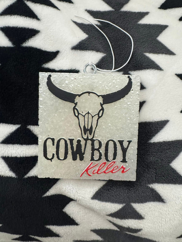 Cowboy Killer with Skull Freshie Silicone Mold