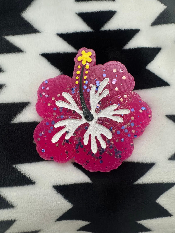 Hibiscus Flower Freshie Mold