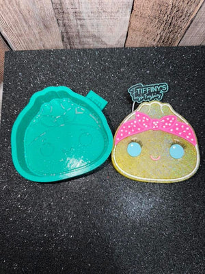 Dumpling with Bandana Freshie Silicone Mold
