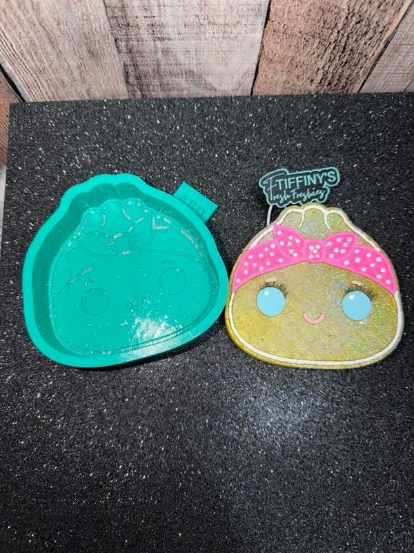 Dumpling with Bandana Freshie Silicone Mold