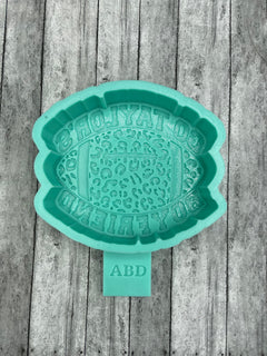 Go Taylor's BoyFriend Leopard Football Freshie Silicone Mold