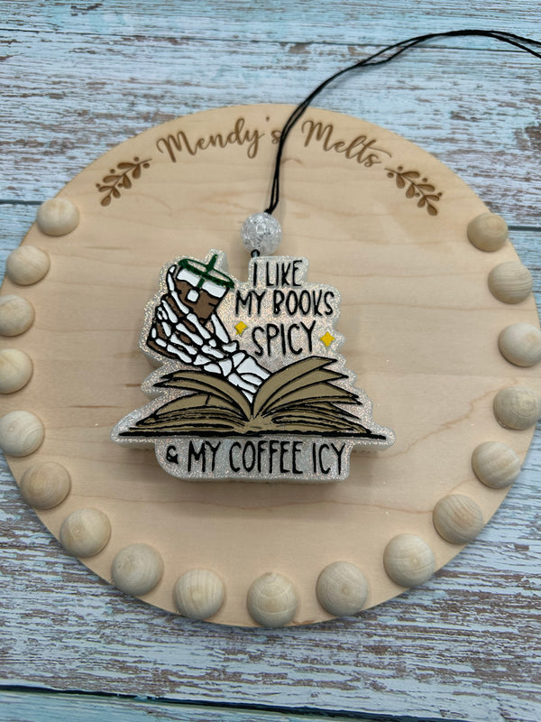 I Like My Books Spicy and Coffee Freshie Silicone Mold