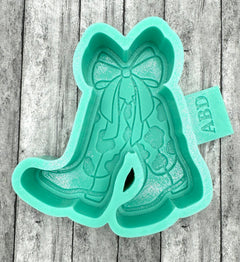 Boots with Ribbon Bow Freshie Silicone Mold