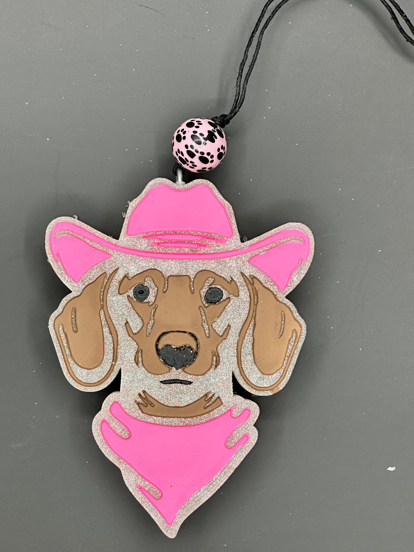 Dachshund Wiener Dog in a Cowboy hat Freshie Silicone Mold