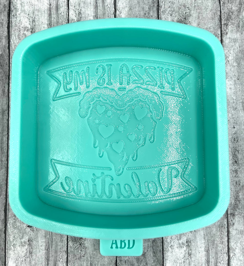 Pizza is My Valentine Freshie Silicone Mold