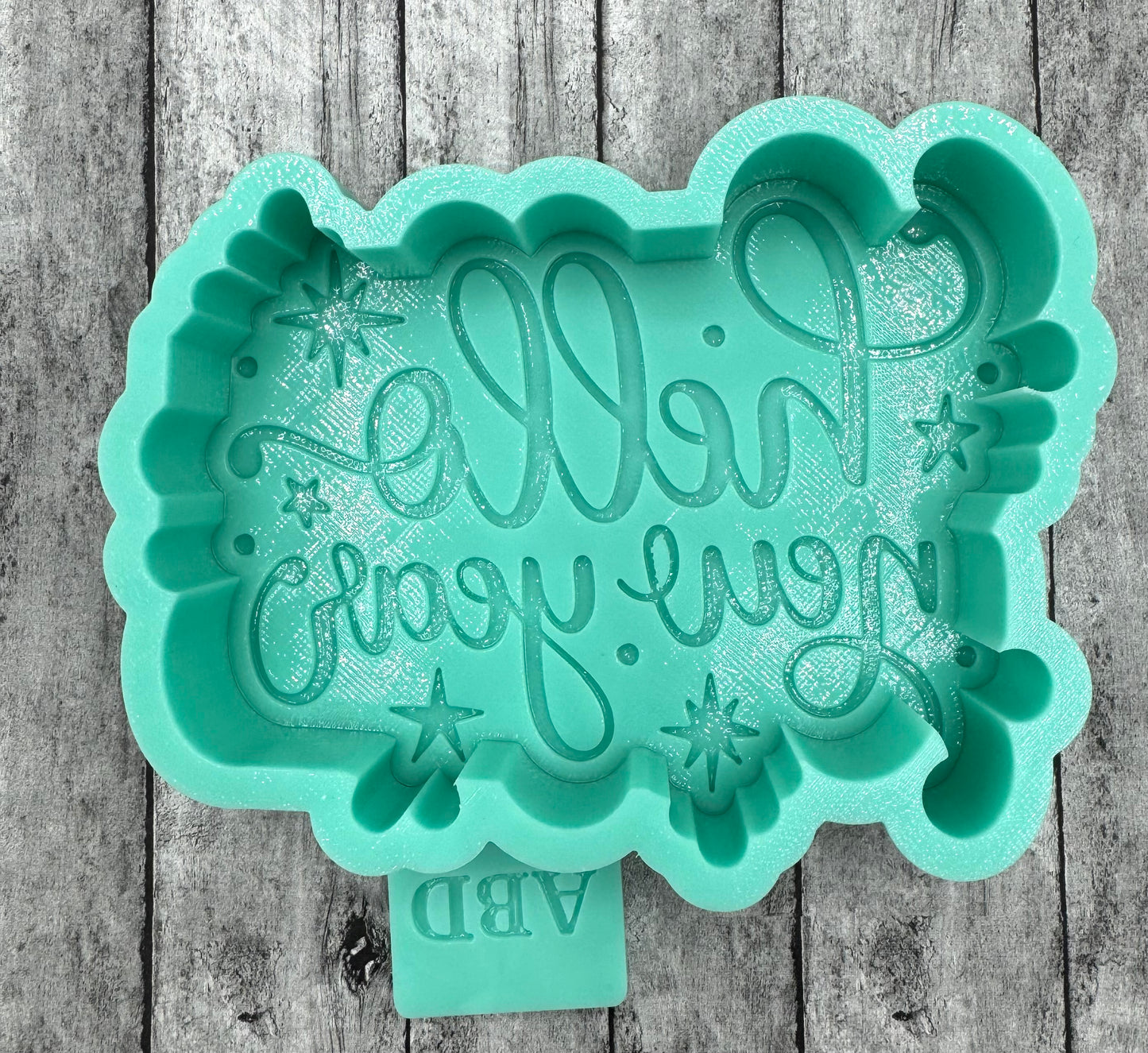 Hello New Year Freshie Silicone Mold