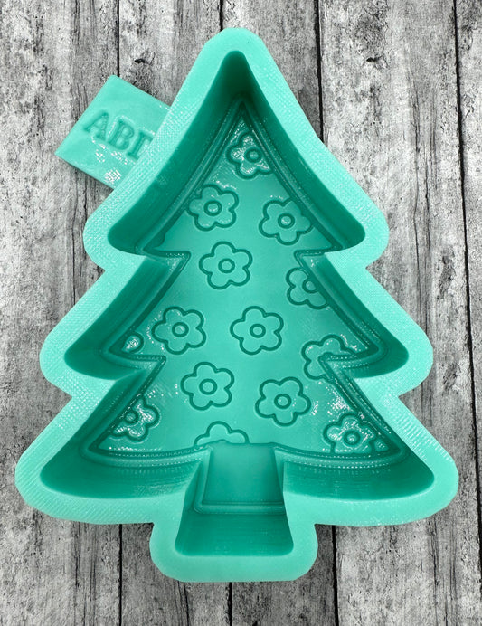 Daisy Christmas Tree Freshie Silicone Mold