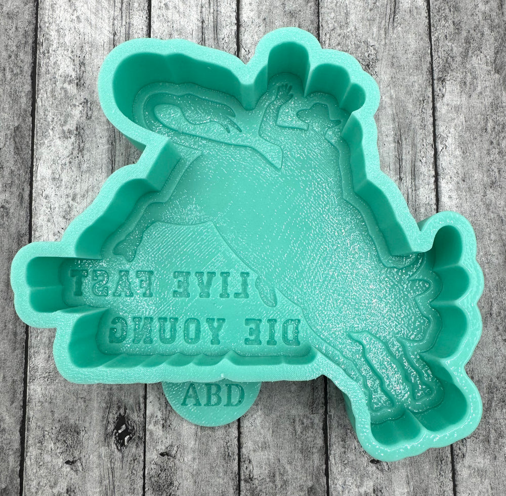 Live Fast Die Young Freshie Silicone Mold