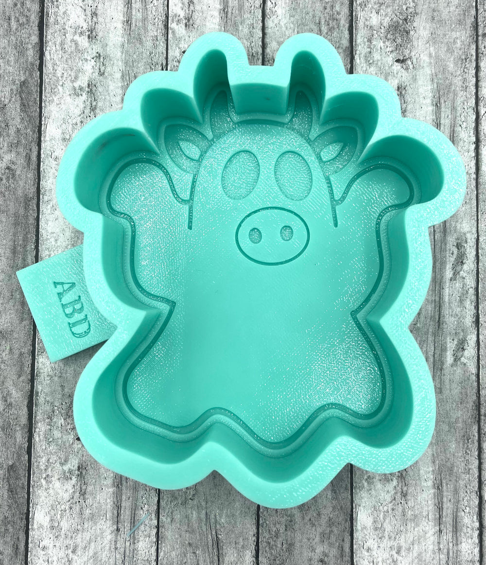 Cow Ghost Freshie Silicone Mold