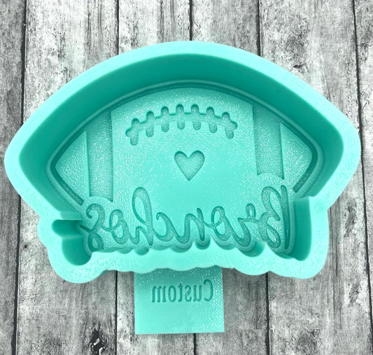 Bronchos Football Freshie Silicone Mold