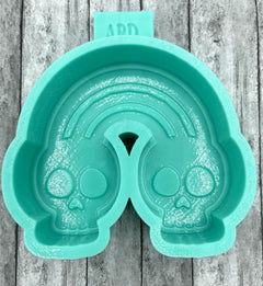 Skull Rainbow Freshie Silicone Mold