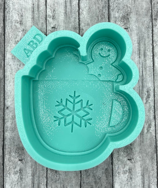 Winter Mug Freshie Silicone Mold