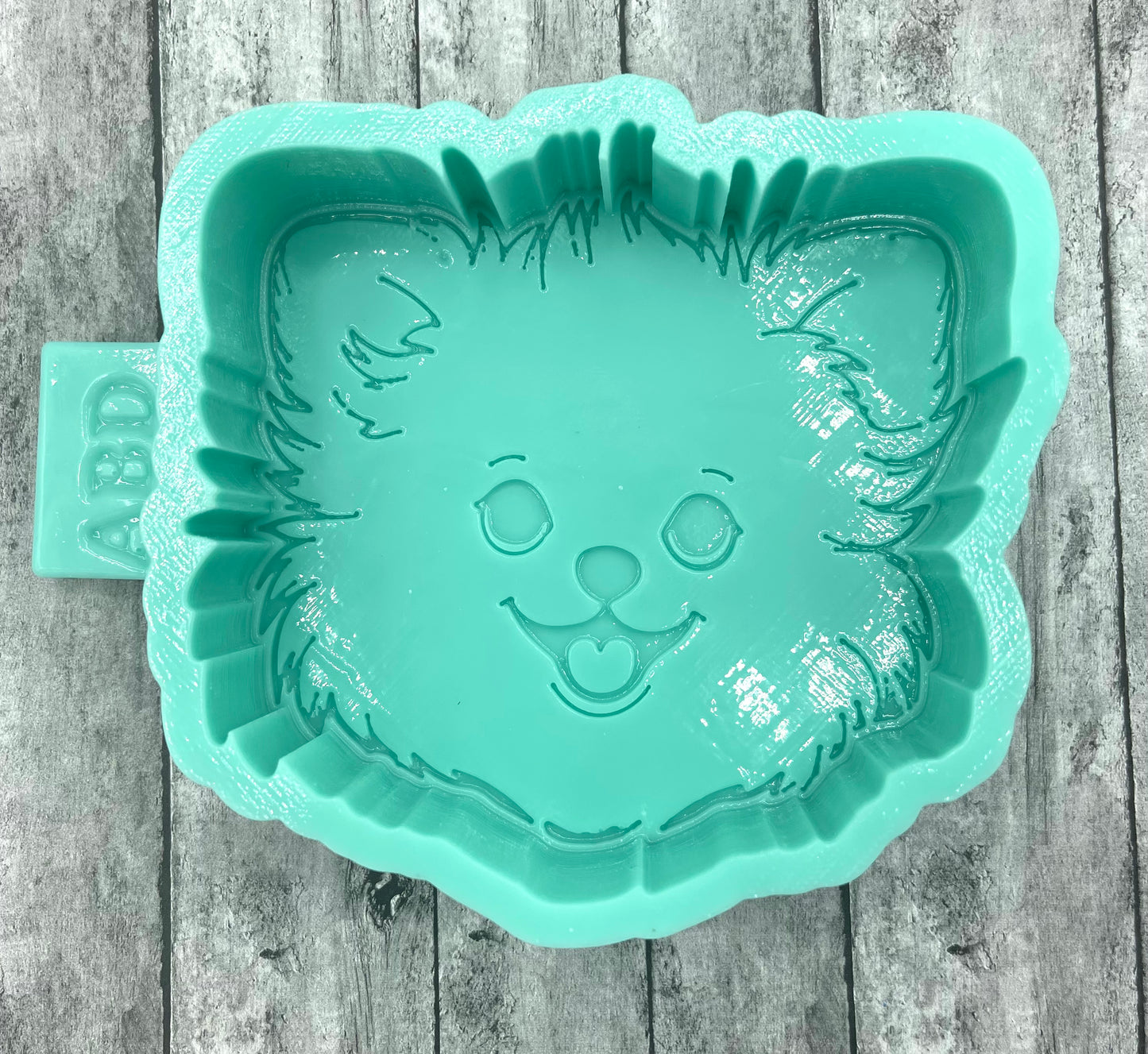 Pomeranian dog face Freshie Silicone Mold