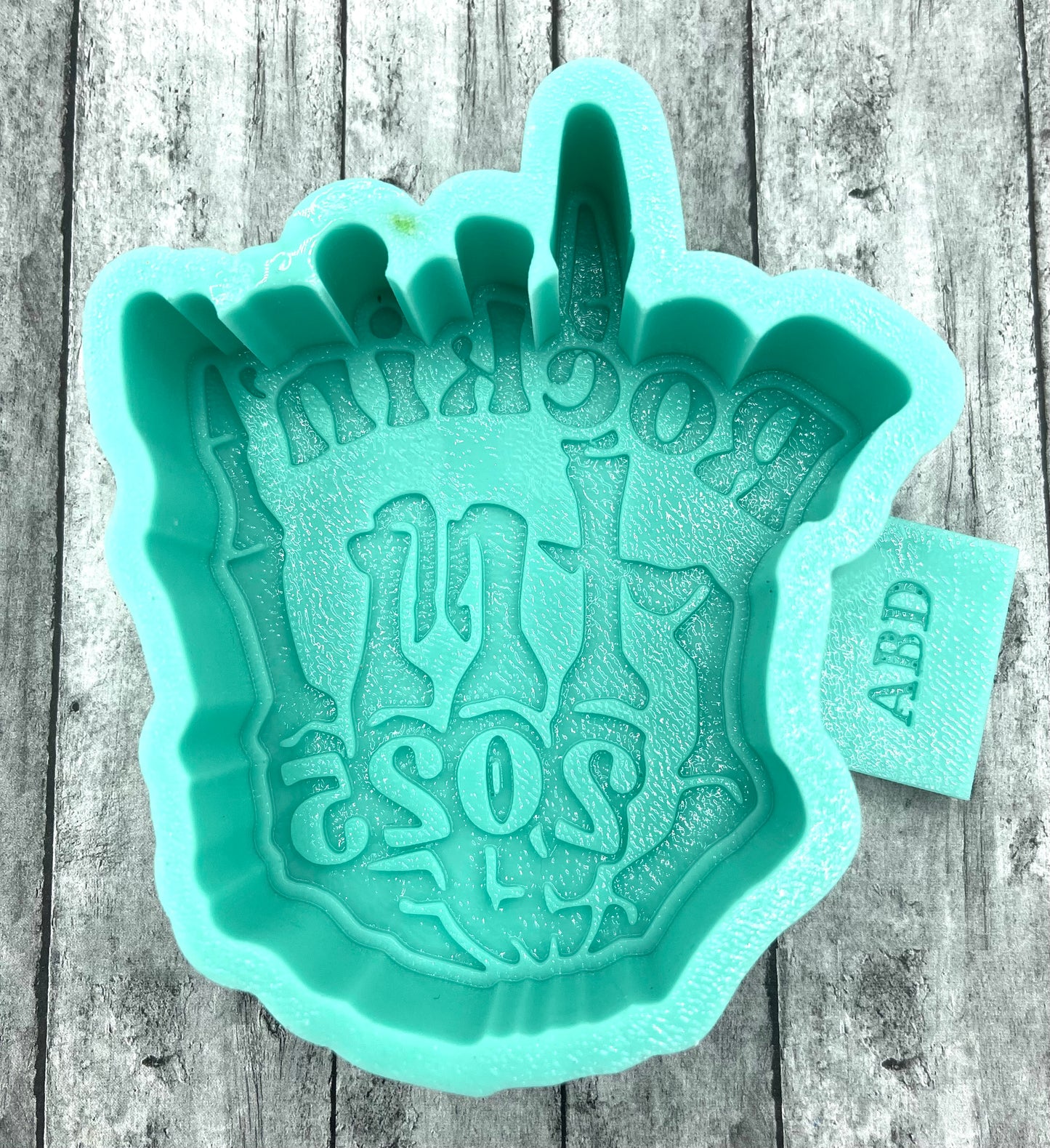 Rockin 2025 Skeleton Hand Freshie Silicone Mold