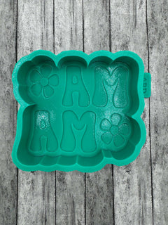 Ma Ma with Daisies Freshie Silicone Mold