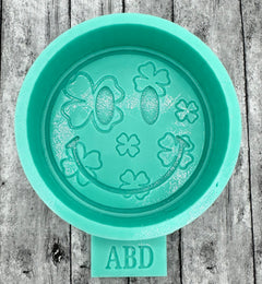 Shamrock Clover Smiley Freshie Silicone Mold