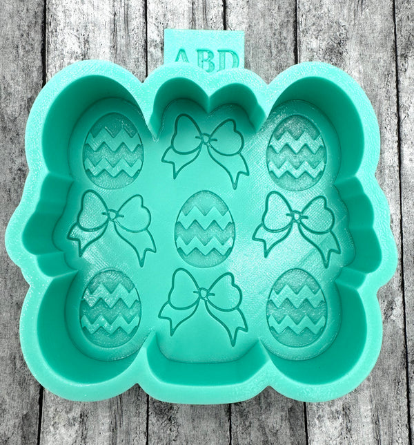 Easter Eggs and Bows Freshie Silicone Mold