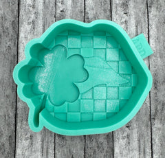 Shamrock Checkered Lips Freshie Silicone Mold