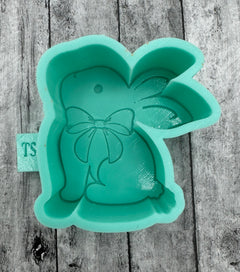 MINI Rabbit with Bow Silicone Mini Mold