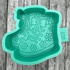 Daisy Rainboots Freshie Mold