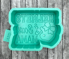Helmets & Bows Mama Freshie Silicone Mold