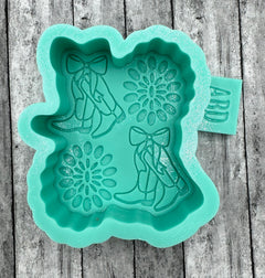 Western Conchos & Boots Freshie Silicone Mold