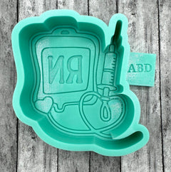 RN IV Bag Freshie Silicone Mold