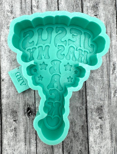 Jesus has My Back Freshie Silicone Mold
