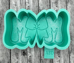 Mom with Bow Center Silicone Mold