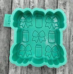 Soda Cans and Bows Freshie Mold