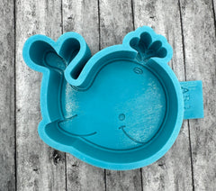 Whale Freshie Silicone Mold