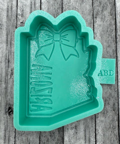 States with a Bow Freshie Silicone Mold
