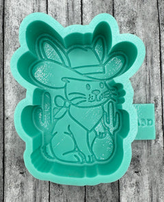 Cowboy Bunny Freshie Silicone Mold