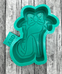 High Heal with Bow Center Silicone Mold