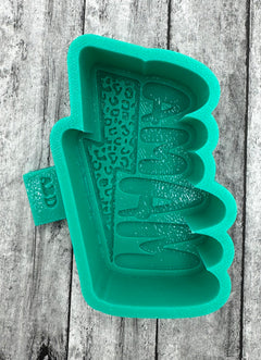 MINI MAMA Leopard Lightning Bolt Silicone Mini Mold