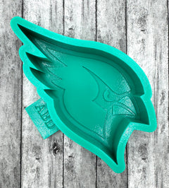 Cardinal Bird Head Freshie Silicone Mold