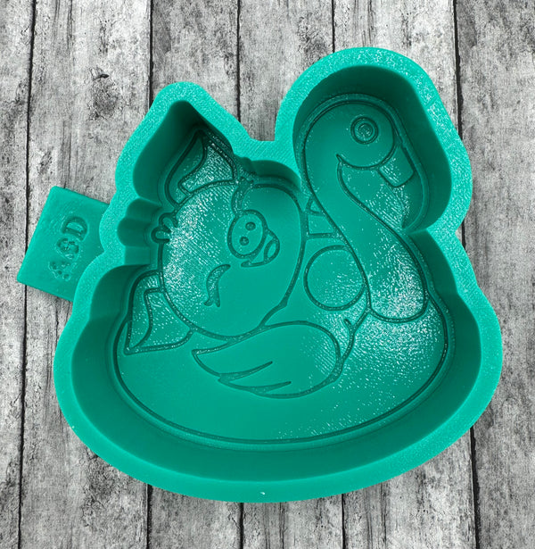 Pig on a Float Silicone Mold