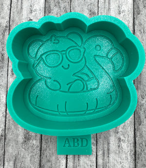 Bear on a Float Silicone Mold