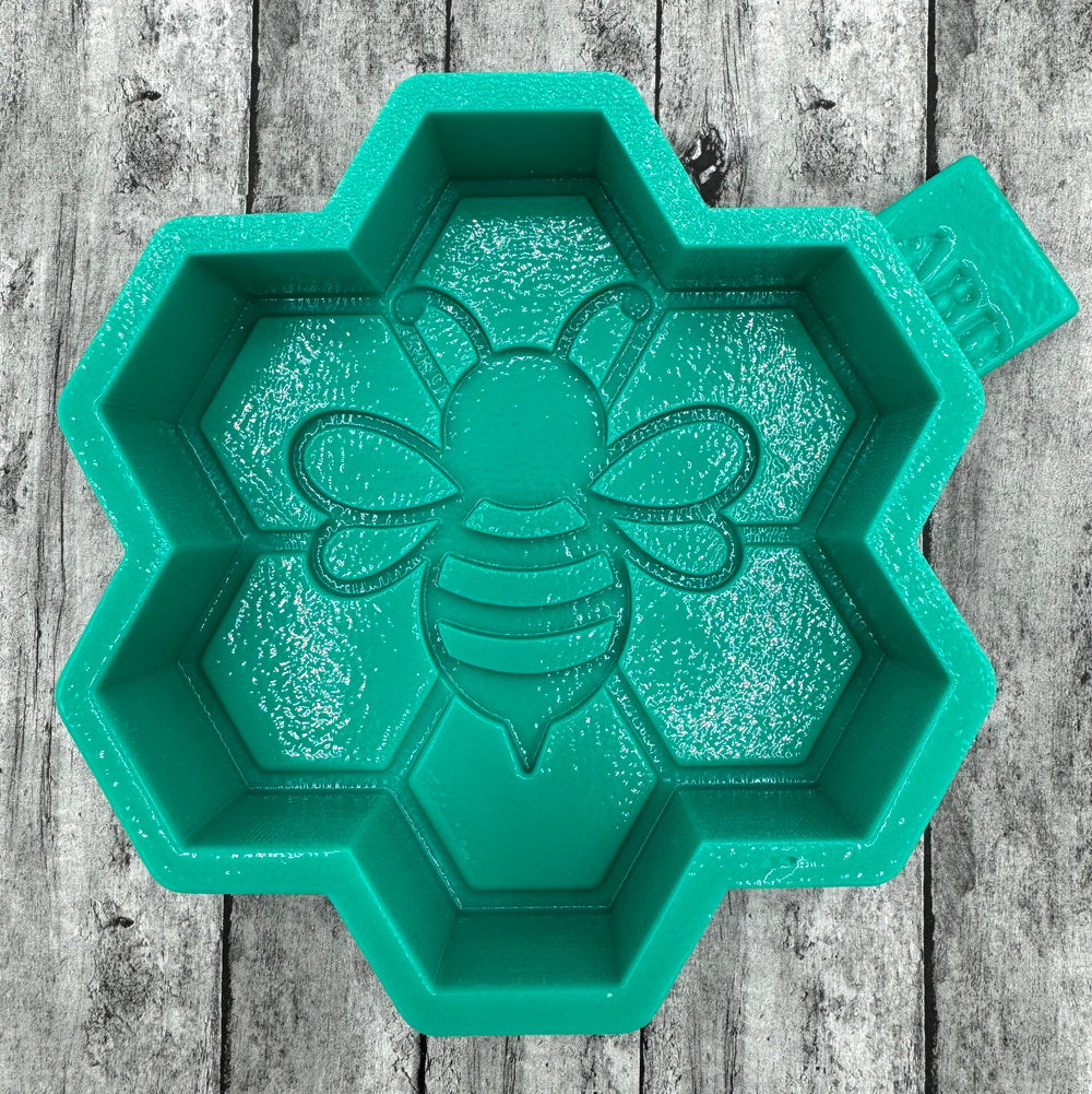 Bee on Honeycomb Freshie Silicone Mold