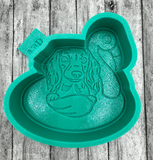 Dachshund Dog on a Float Silicone Mold