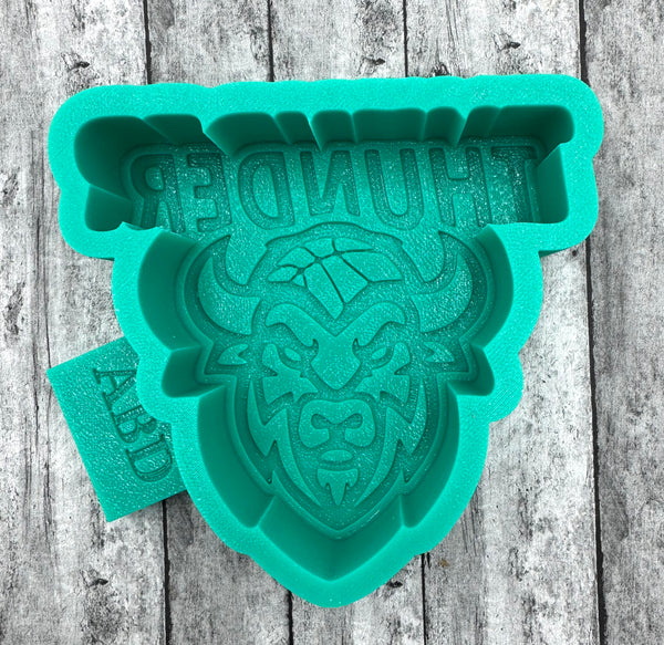 Thunder OKC Basketball Silicone Mold