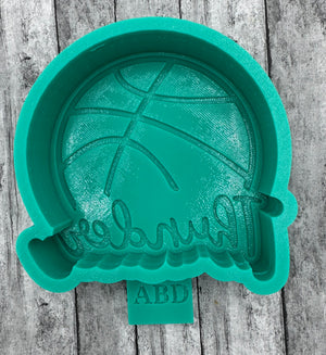 Thunder Basketball Silicone Mold