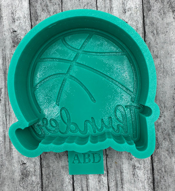 Thunder Basketball Silicone Mold