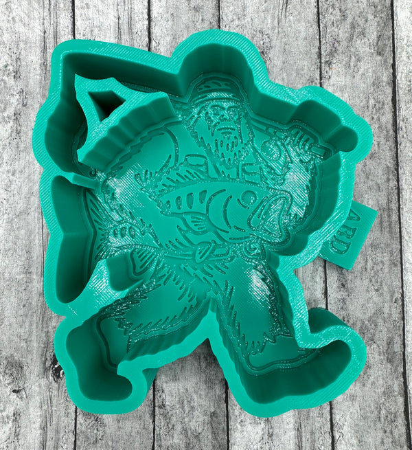 Big Foot Fishing Freshie Silicone Mold